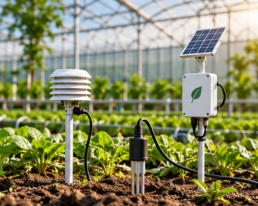 Smart agriculture research environment with sensors and precision agriculture technology
